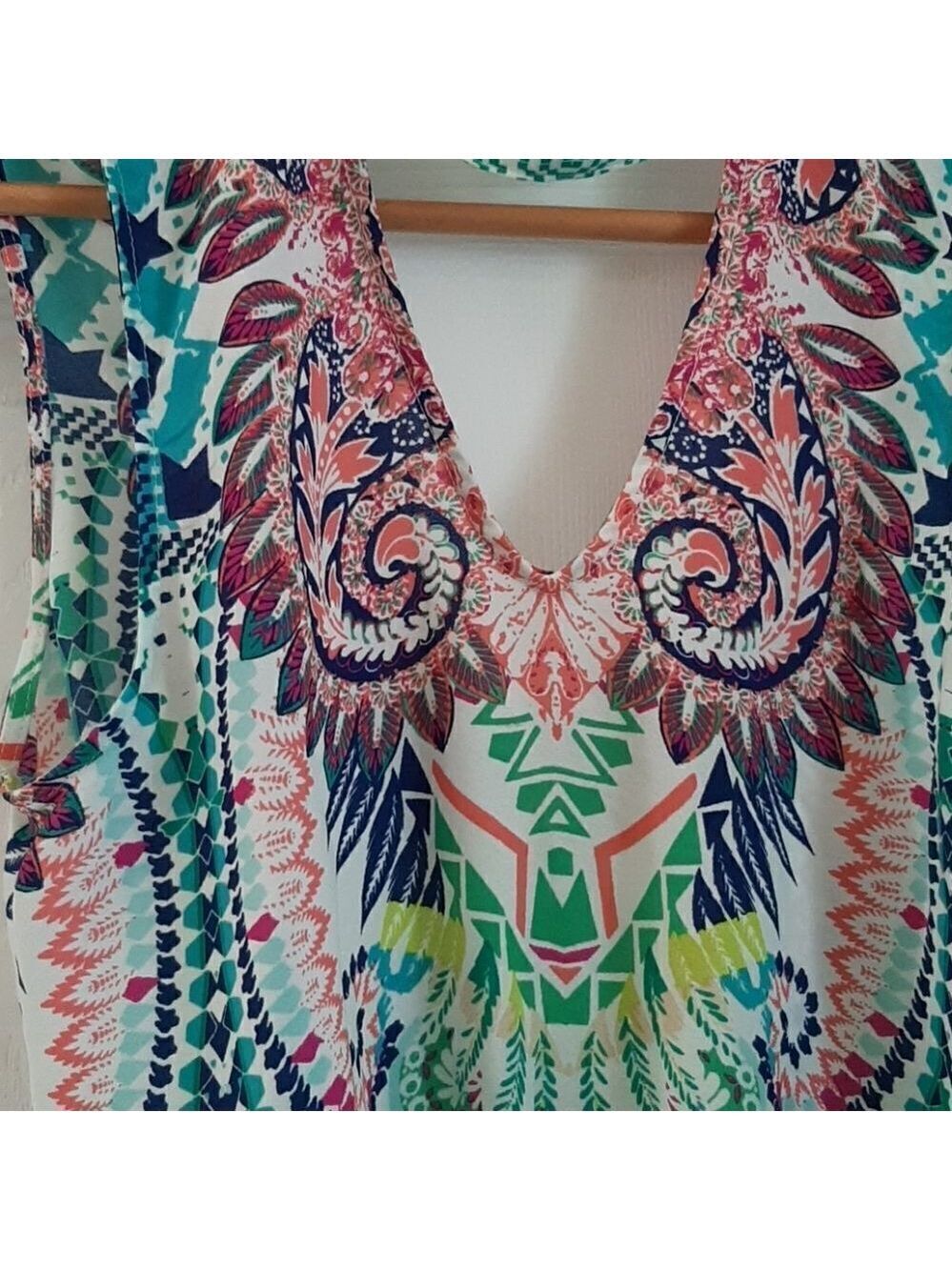 City Triangles Coloful Romper - Picture 3 of 13